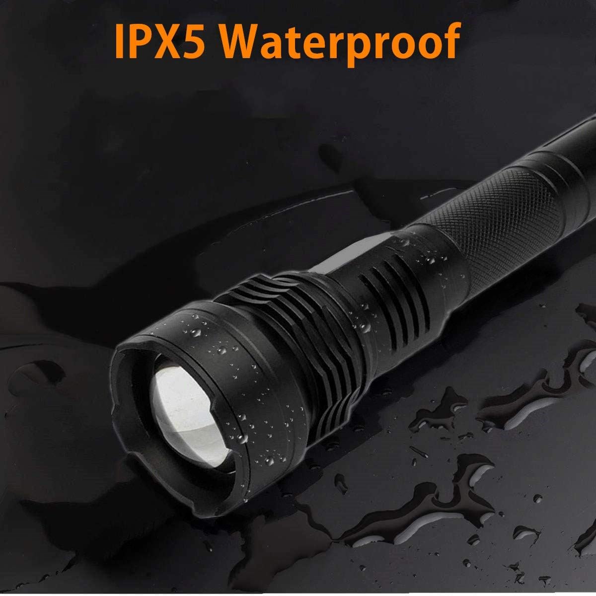 Flashlights Rechargeable Flashlight Zoomable Emergencies Photo