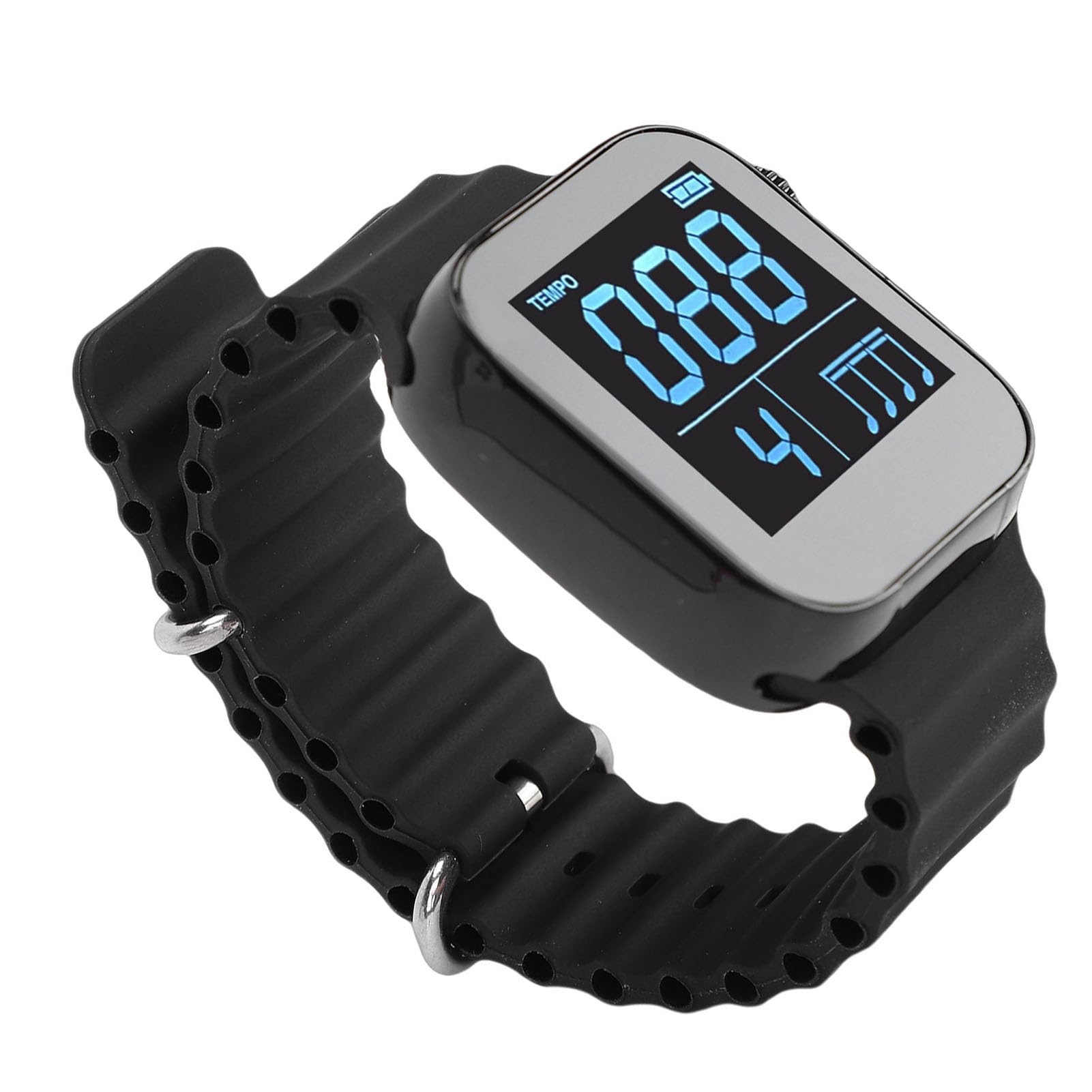 Montre Métronome Vibrante, Métronome électronique Portable pour la Pratique Musicale, la Course à Pied et le Sport, avec Contrôle par Application pour la Pratique Musicale,