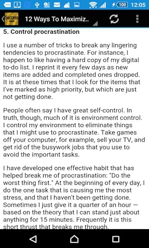 Self Mastery