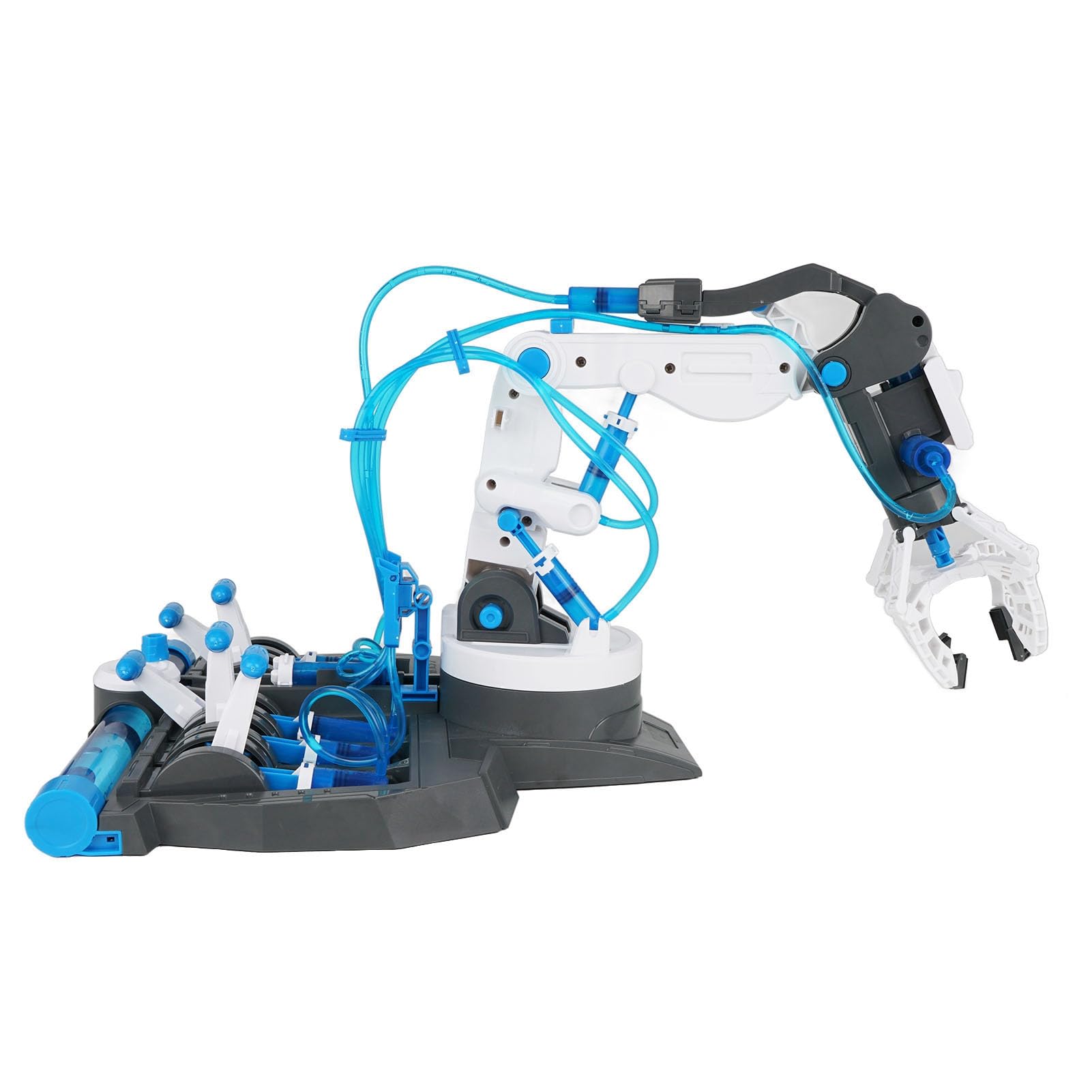 Generic Juguete de Brazo Mecánico Hidráulico para Niños, Experiencia de Aprendizaje Interactiva, Se Ensambla en un Robot Hidráulico con Múltiples Funciones, Material Ecológico (101 Azul)