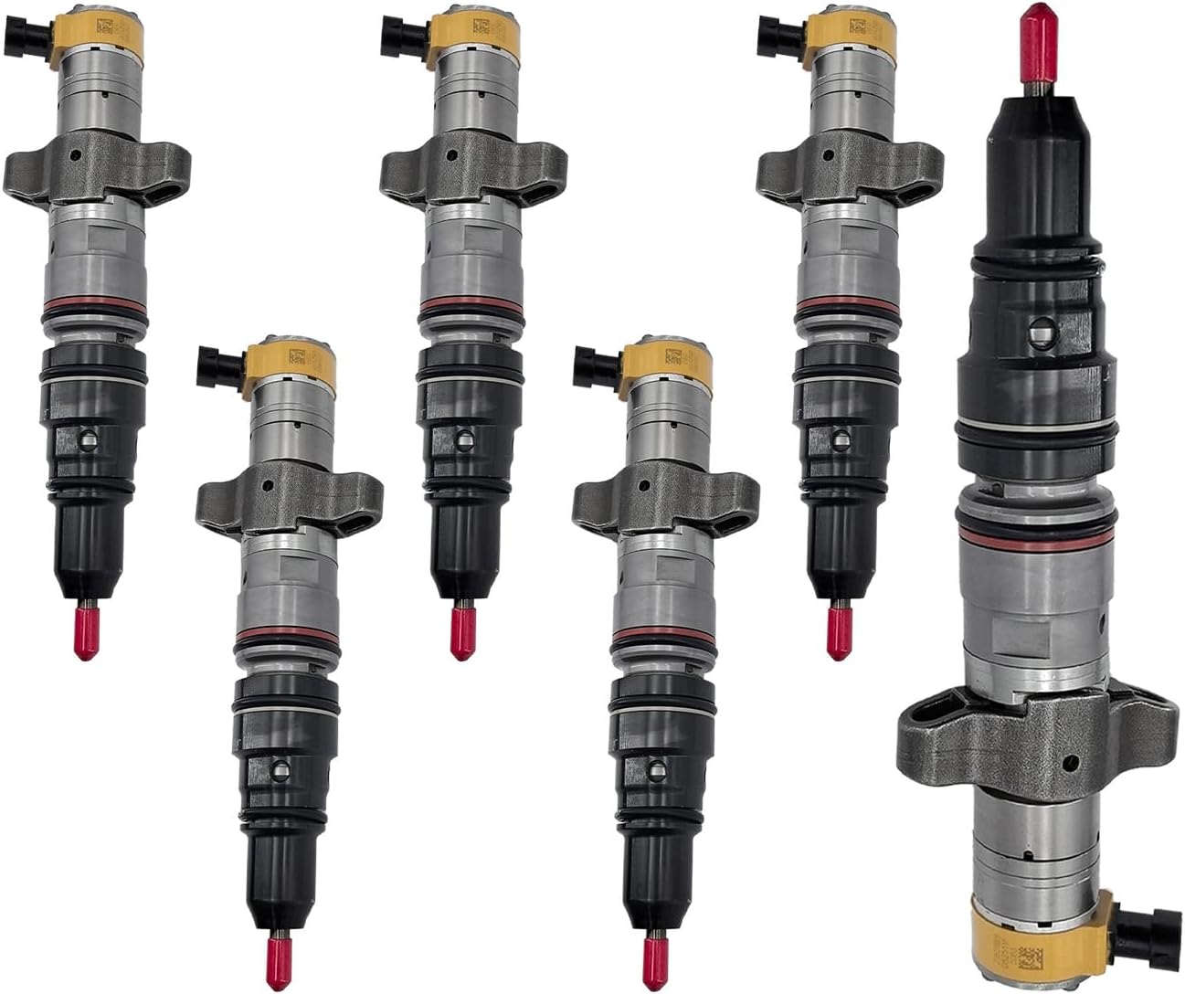 241-3238 10R-4761 2413239 2413238 6pcs Fuel Injector Compatible for CAT Engine C7 Excavator E336GC 324D 325D 326D 329D