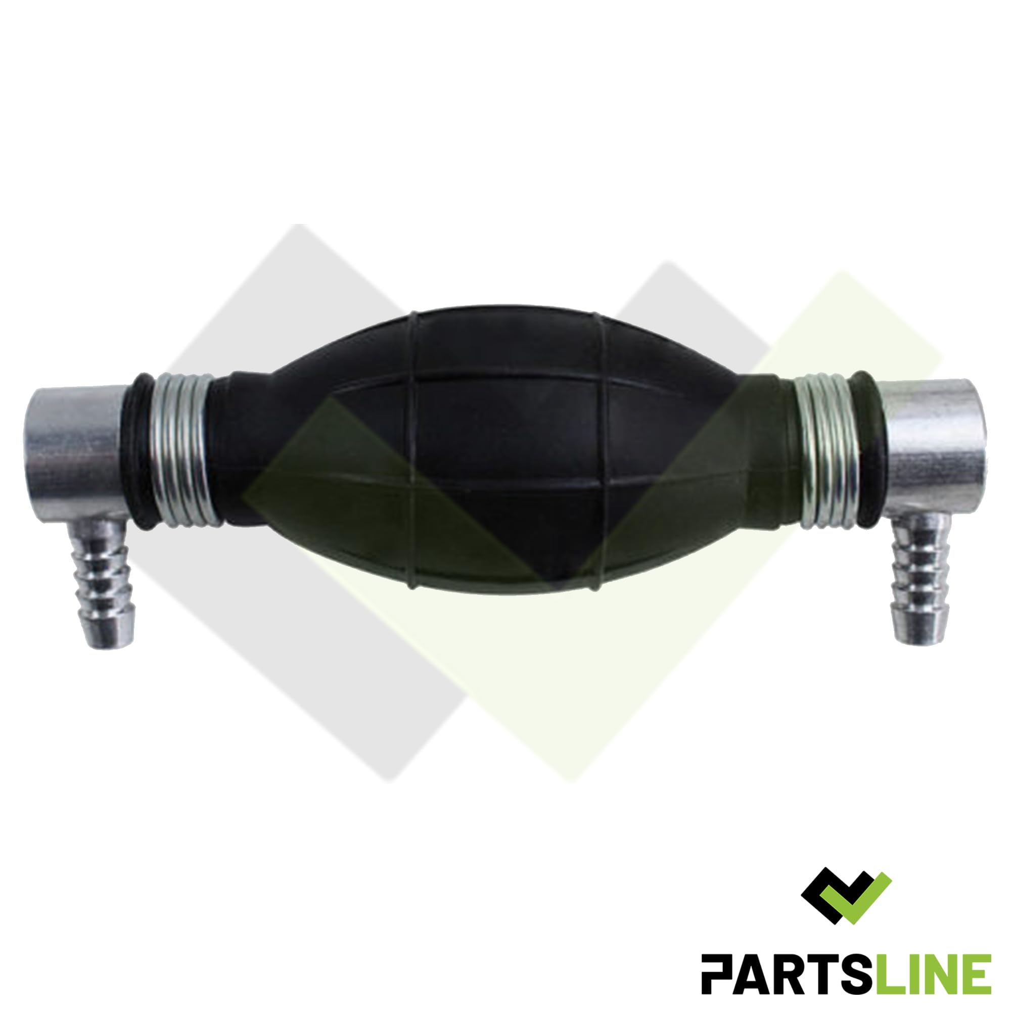 Partsline Pompe Poire d'Amorçage pour Système Alimentation Carburant Gasoil Essence Diesel 8mm Coude 90° Universel