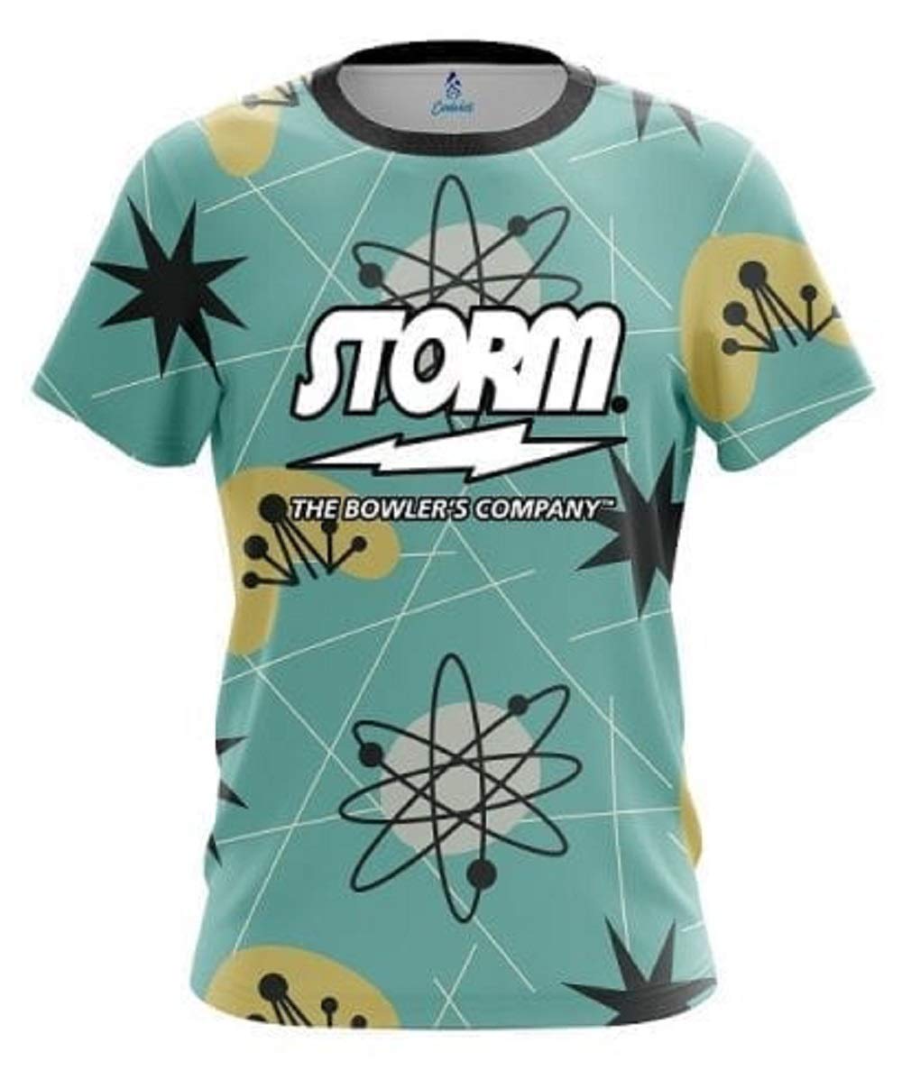 Coolwick Storm Throwback Vintage Bowling Jersey (Large)