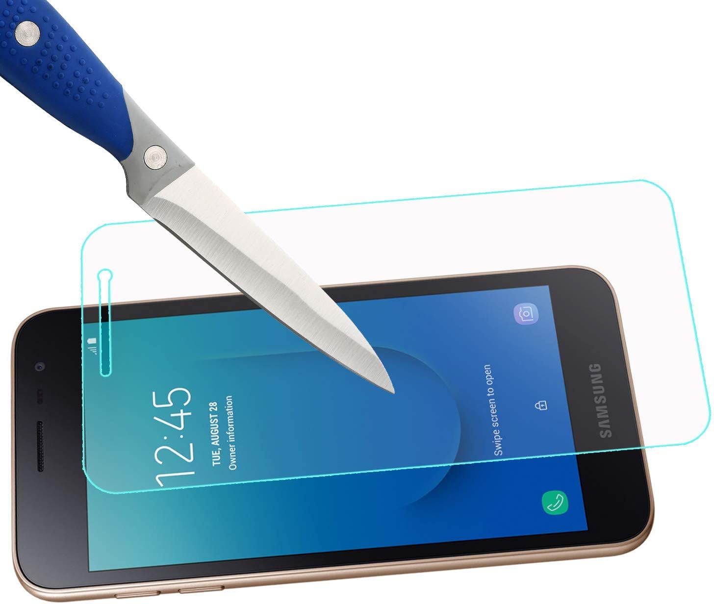 Mr.Shield [3-PACK] Designed For Samsung (Galaxy J2 Pure) [Tempered Glass] Screen Protector [Japan Glass With 9H Hardness] with Lifetime Replacement