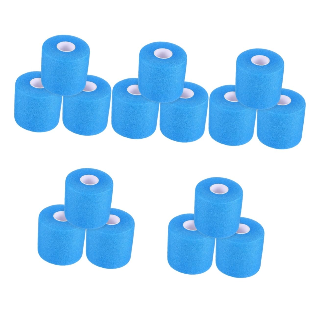UKCOCO Cinturón Deportivo Amortiguador. Vendas Elásticas Vendas Elasticas Tape Deportivo Fortalecedor Agarre Cinta De Atleta De Entrenamiento Envolver Cintas Esponja Blue