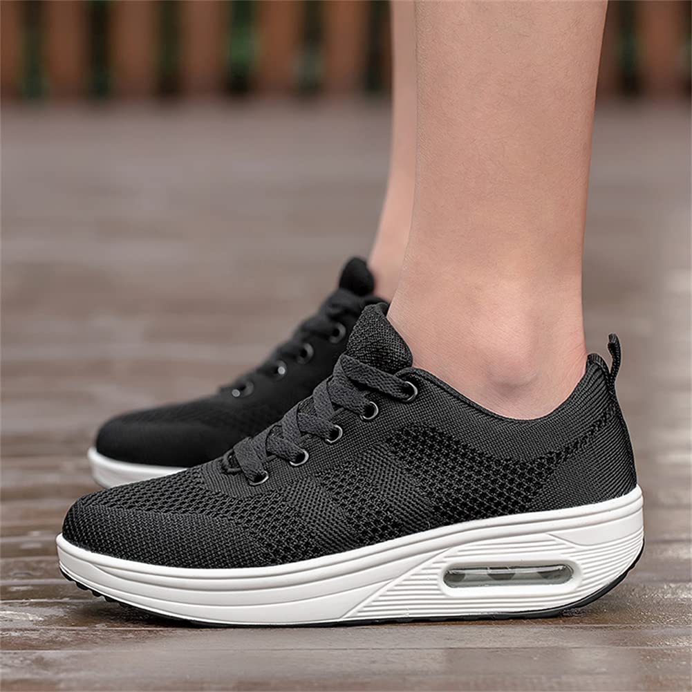 Femmes Minceur Taille Chaussures de Sport décontractées Plate-Forme Baskets pour Chaussures de Running sur Route Femme