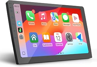 Haudio 2 Din Car Stereo with Apple CarPlay and Android Auto, 10.1 Inch IPS Touch Screen Supports 25 Sets UI Switching, Car Radio with HD Rear Camera, Mirror Link, Voice Control, SCW/FM/AM/RDS 2+64G