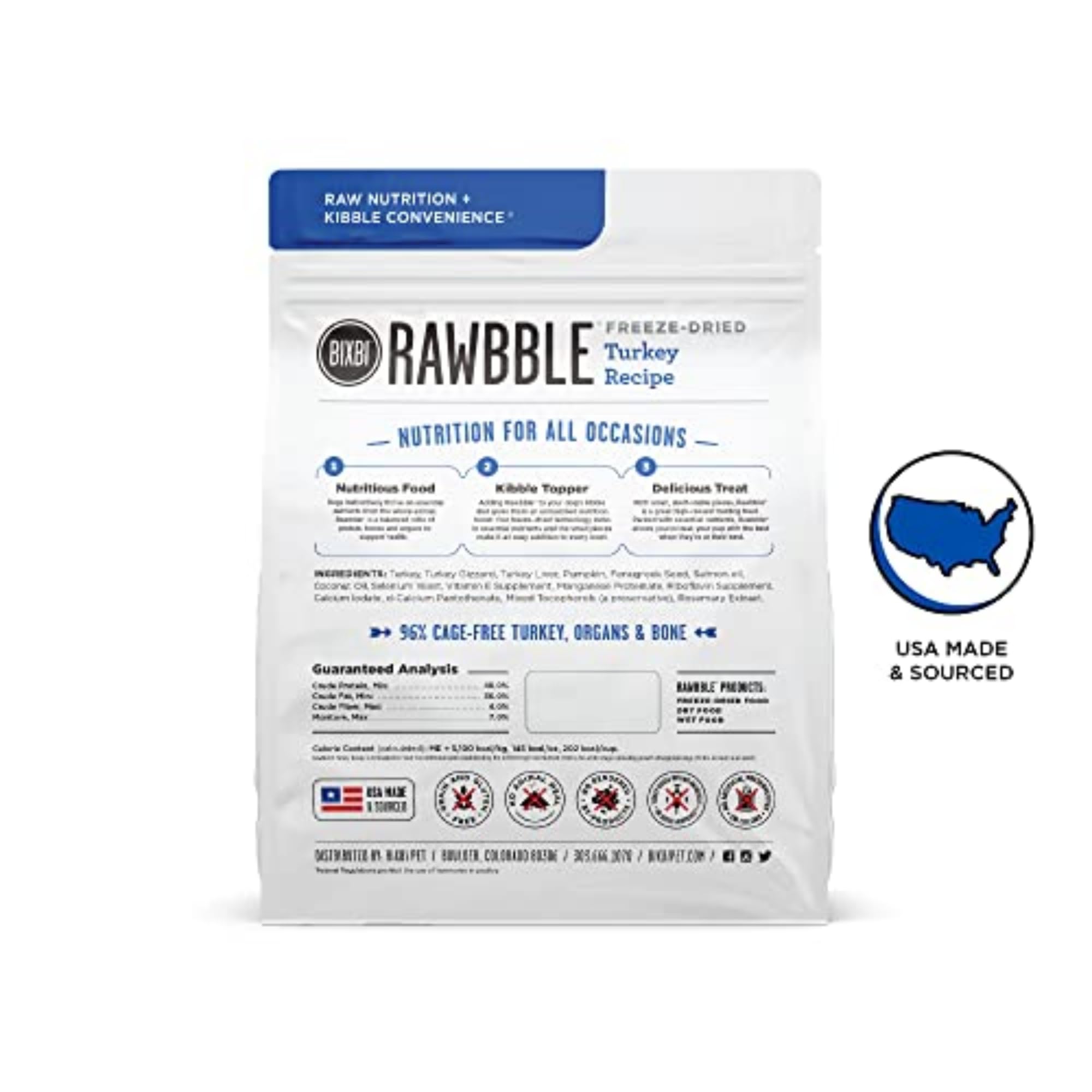 Rawbble Dog Food Reviews Bixbi Rawbble Freeze-Dried Dog Food, Pork