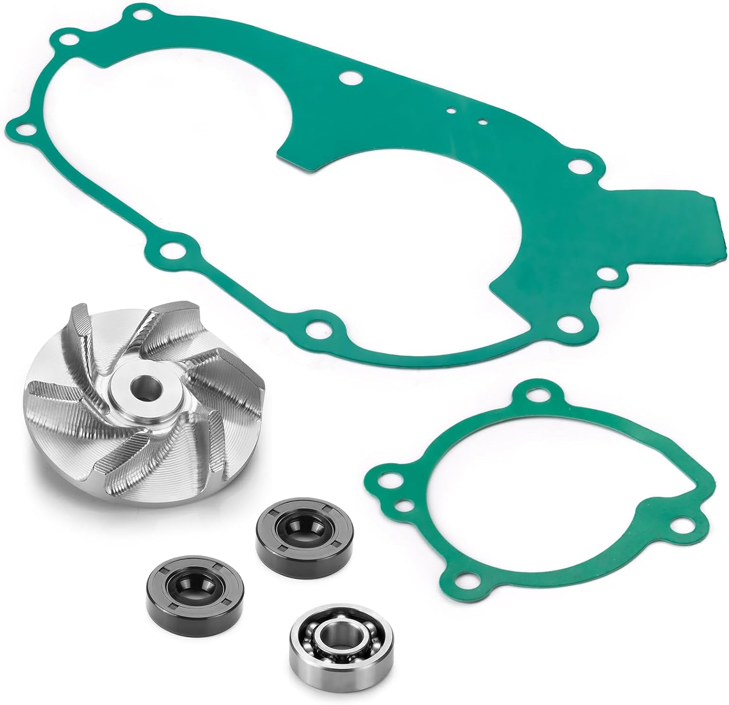 Water Pump Impeller Gasket Bearing & Seal Kit Compatible with Polaris Sportsman Sport Big boss Scrambler Xplorer Xpress Trail Blazer 400 400L