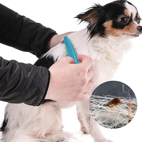 Lltgmv Flea Comb With Rubber Handle, Flea And Tick Comb For Dogs & Cats thumb #4