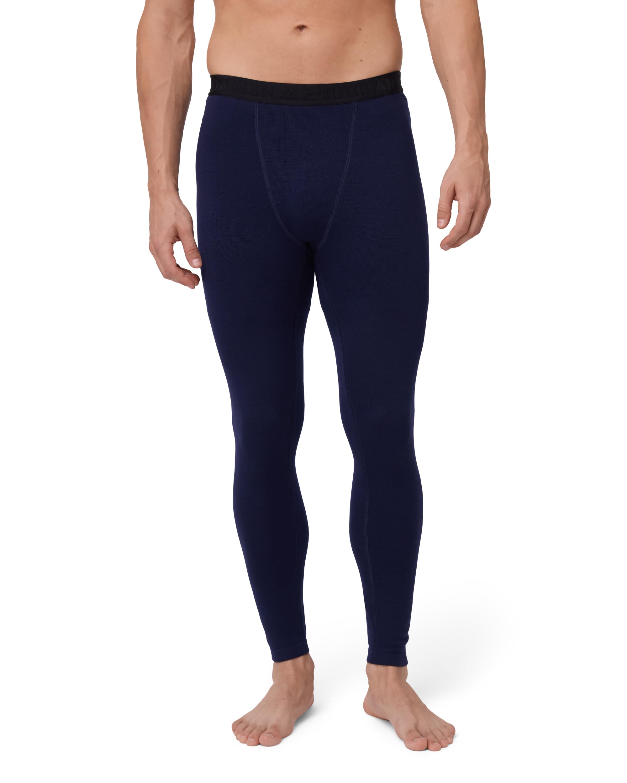 DANISH ENDURANCE Pantaloni Termici Uomo in Lana Merino per Freddo Estremo, Leggings Invernali per Sci, Trekking, Escursionismo
