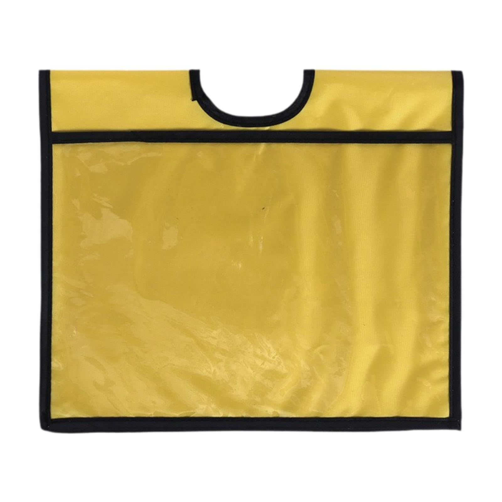 Couverture d'information pour cône de signalisation tissu jaune durable