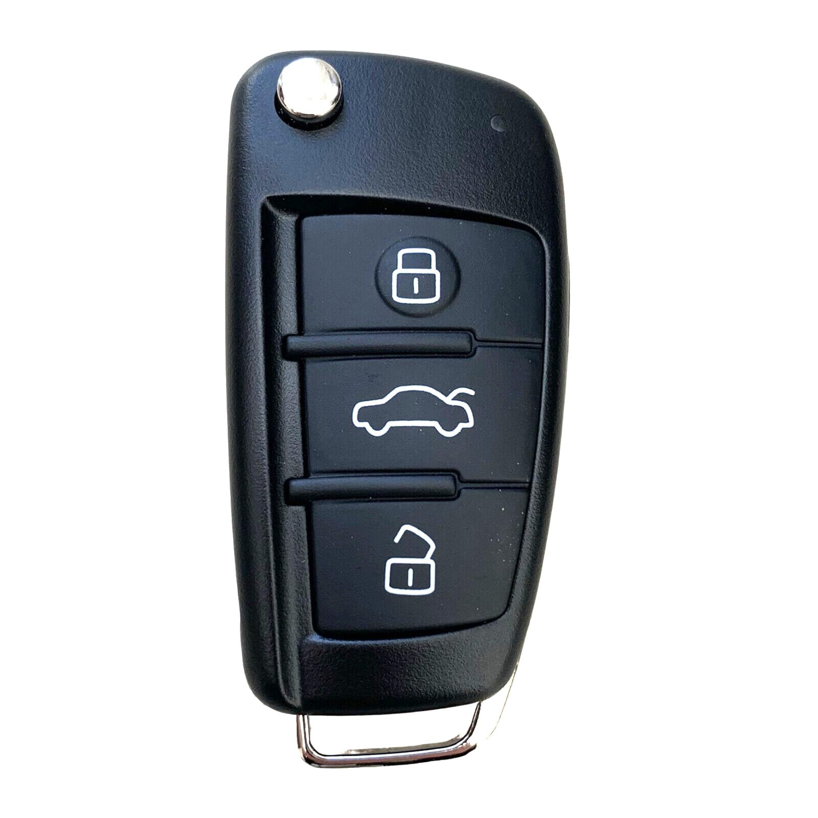 EXPRESS KEY FOBS Audi A1 A3 A4 A6 A6L S1 S3 Q3 Q7 TT Quattro Compatible 3 Buttons Remote Car Key Case Cover Shell Replacement