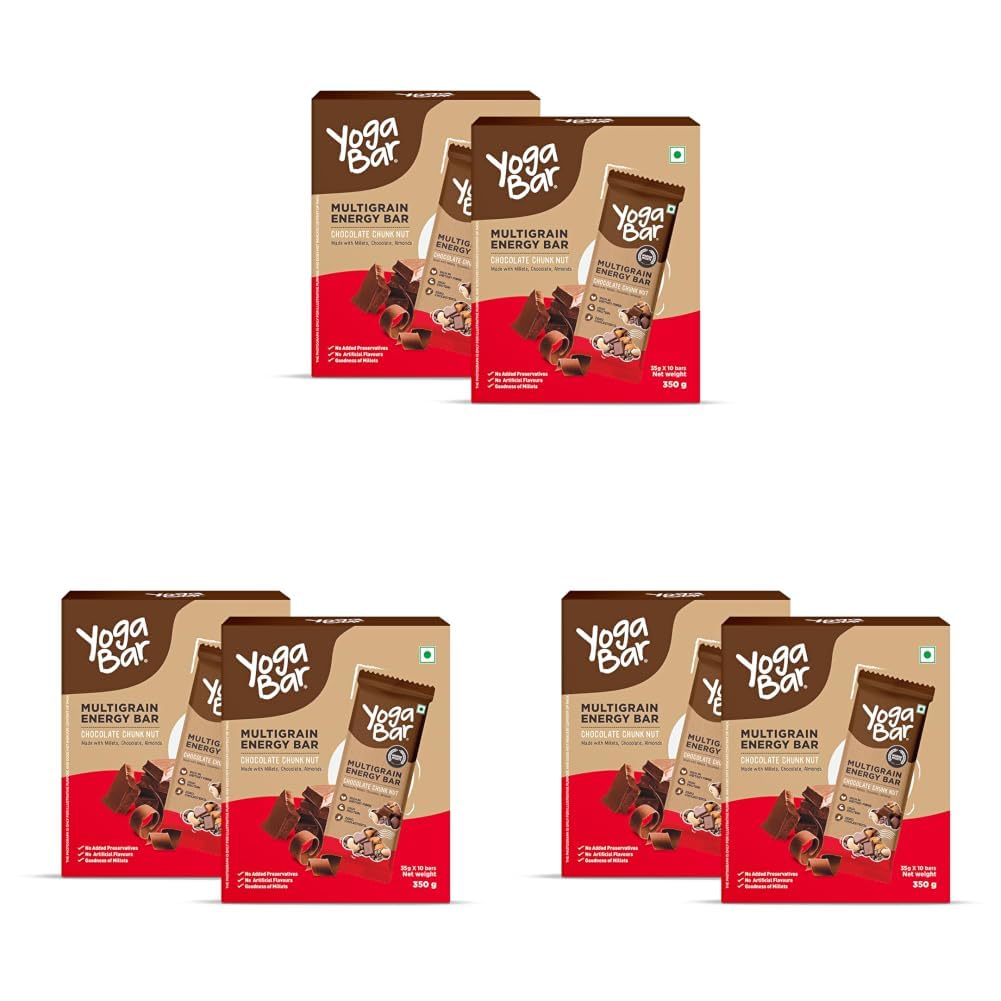 Yogabar Multigrain Energy Bars, 30 Bars | Healthy Diet with Fruits, Nuts, Oats and Millets | Gluten Free and High Protein | Packed with Chia and Sunflower Seeds — Amazon image 18
