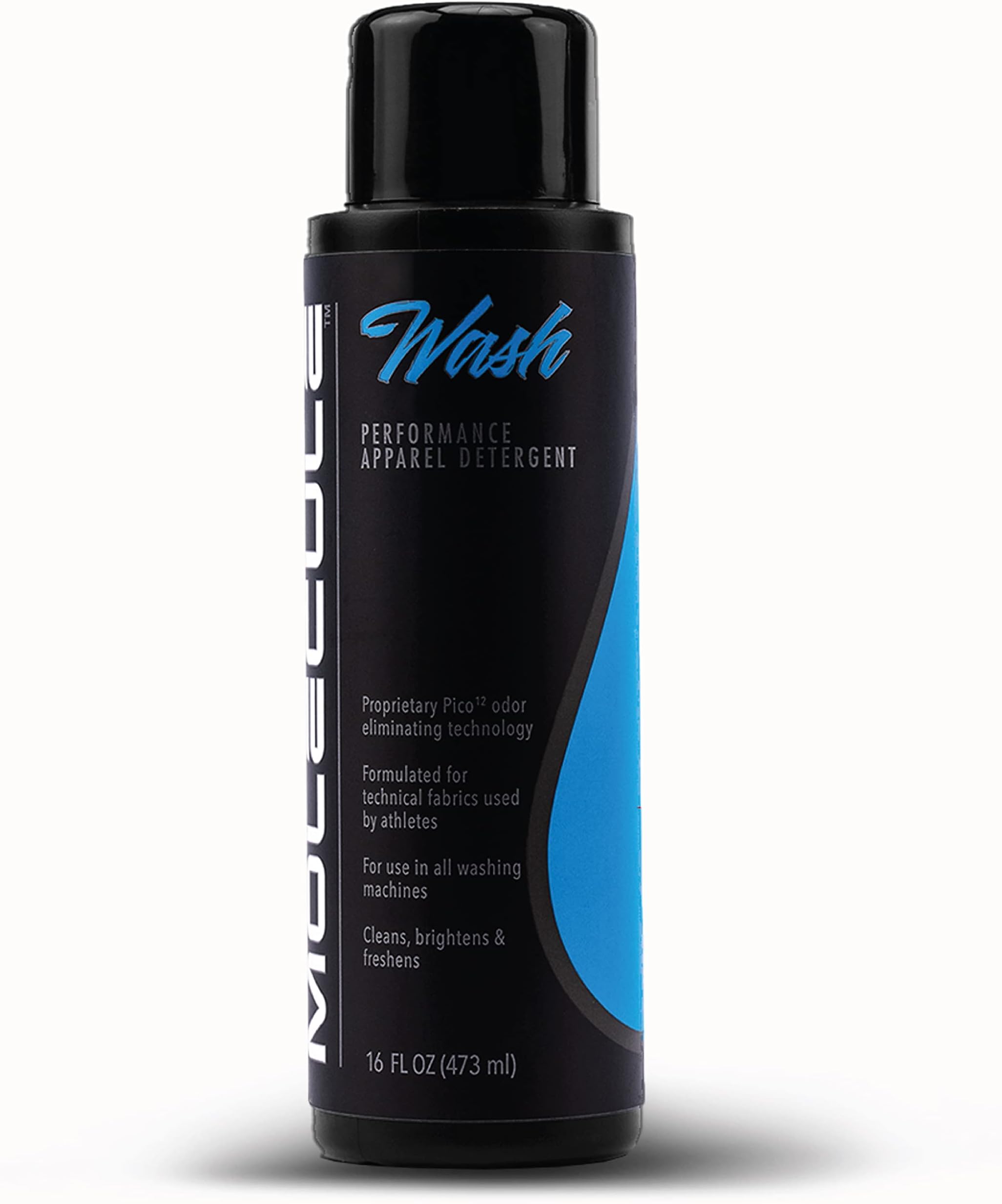 Molecule Wash, Performance Apparel Care, Race Suits, Cleans, Brightens and Freshens, 16 Ounces (2 Pack)
