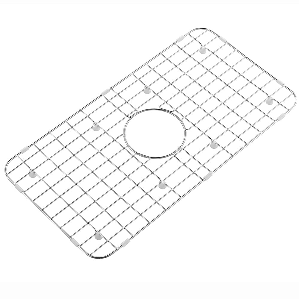 Protector para fregadero de acero inoxidable con diseño central