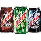 Mountain Dew, Variety Pack (Mountain Dew/Code Red/Voltage), 12 fl oz. cans (24 Pack)
