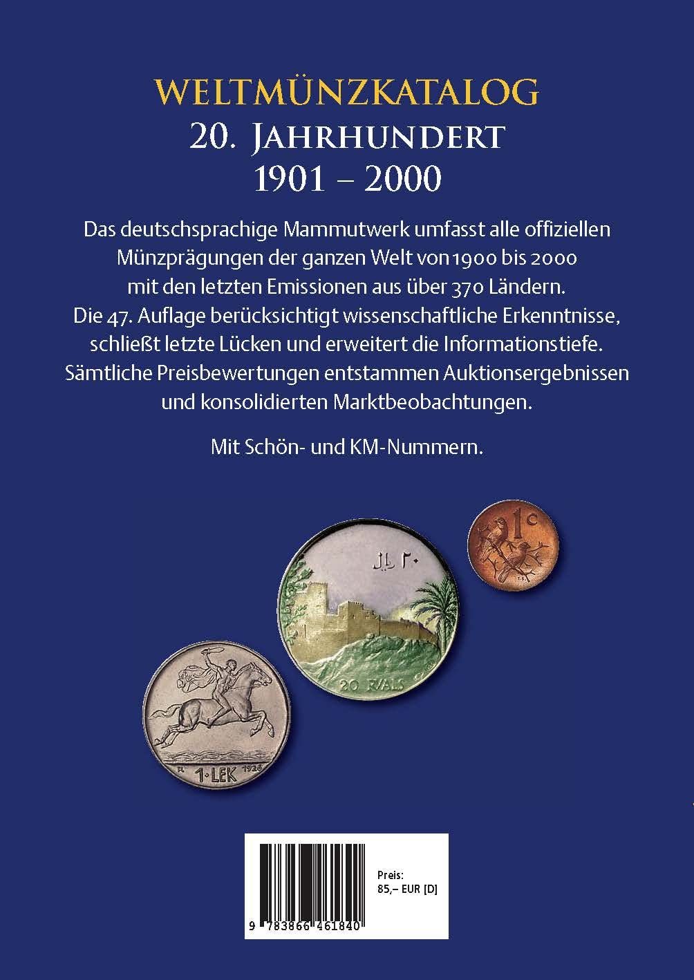 Weltmünzkatalog 20. Jahrhundert: 1901-2000