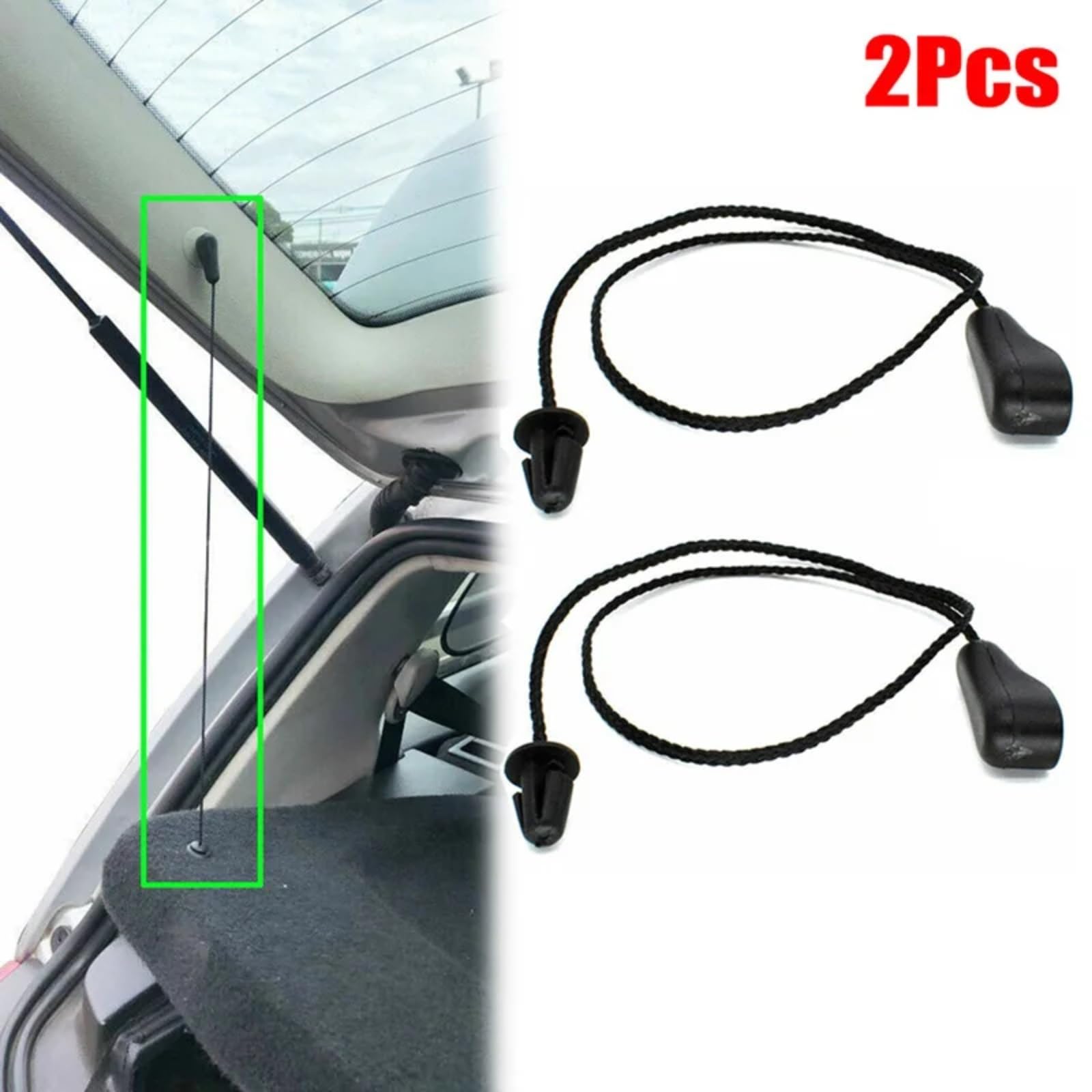 Linka do pki baganika, do modeli Focus Hatchback MK2 2004-2005, do C-Max MK1 2004-2010 pasek mocujcy tyln pk baganika 4M51A46538AB (2 szt)