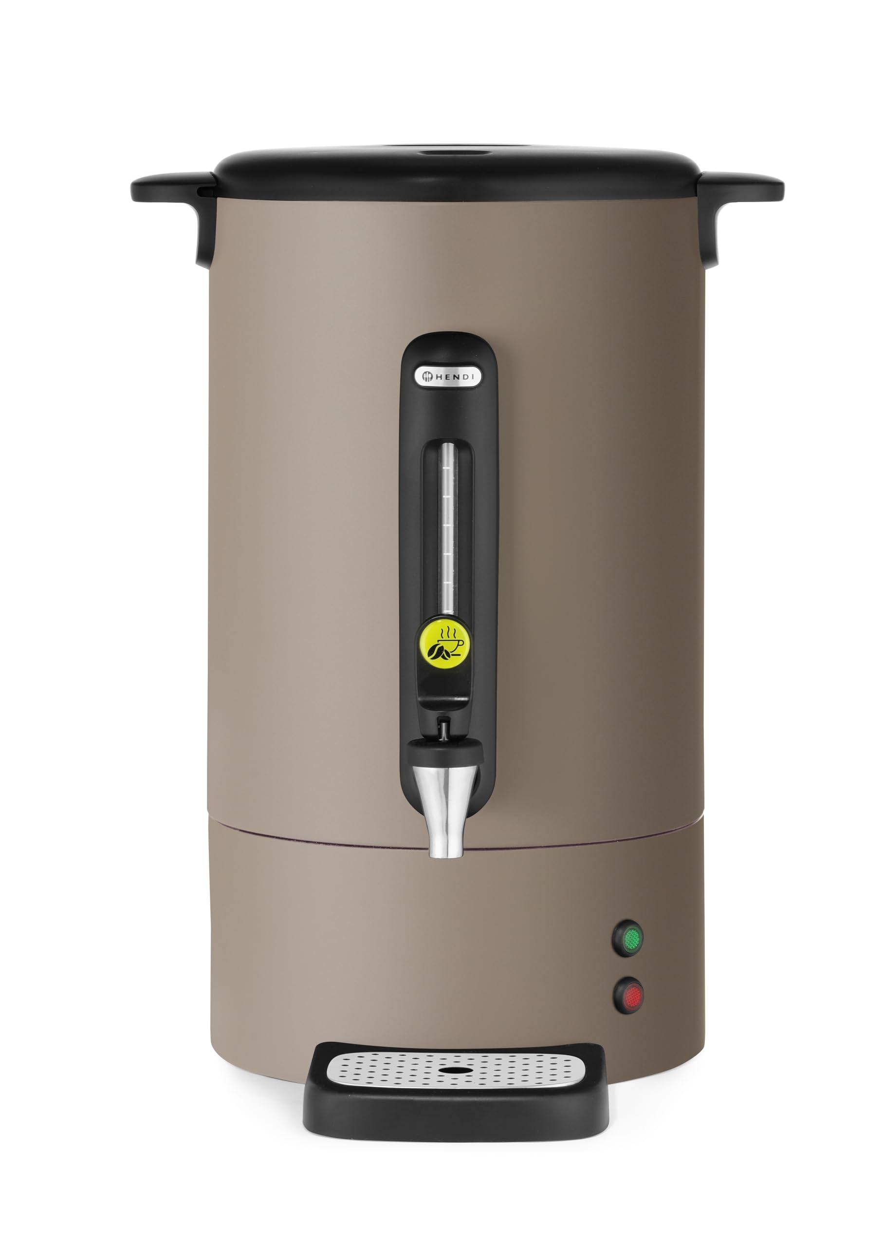 HENDI UNIQ, percolateur 14L, robinet anti-gouttes, acier inoxydable