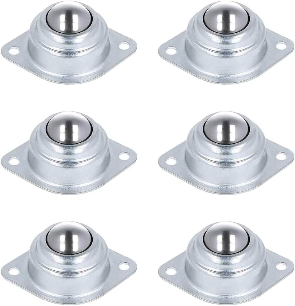 6 Roulements à Billes De Transfert Skelang - 25.4mm - Capacité 30kg Par Unité