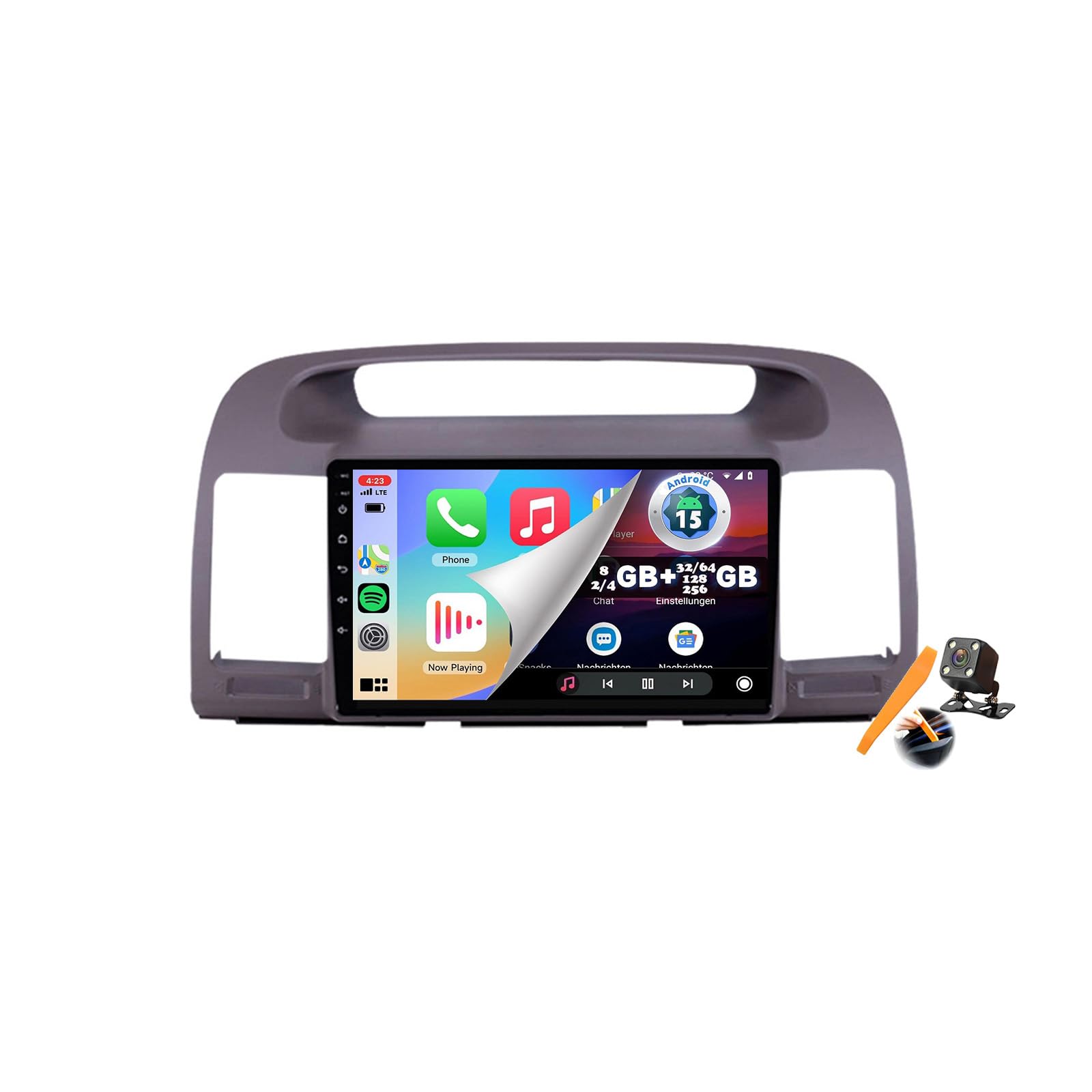 Autoradio 2 Din Android 15.0 Camry 2000-2005 récepteur multimédia Bluetooth SWC - 8