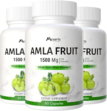 Amla Fruit | Amla Fruit 1500 Mg Capsules | Amlaafruit Supplement | amlla Fruitt Supplment for Men & Women - 60 Capsule Pack 3