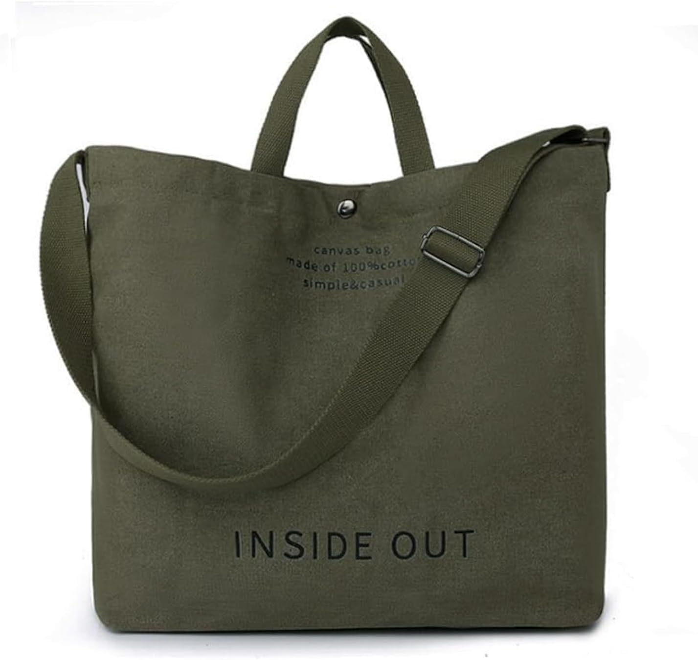 Women Large Canvas Tote Handbags Casual Shoulder Work Bag Crossbody Top Handle Bag Cross-body Handbags