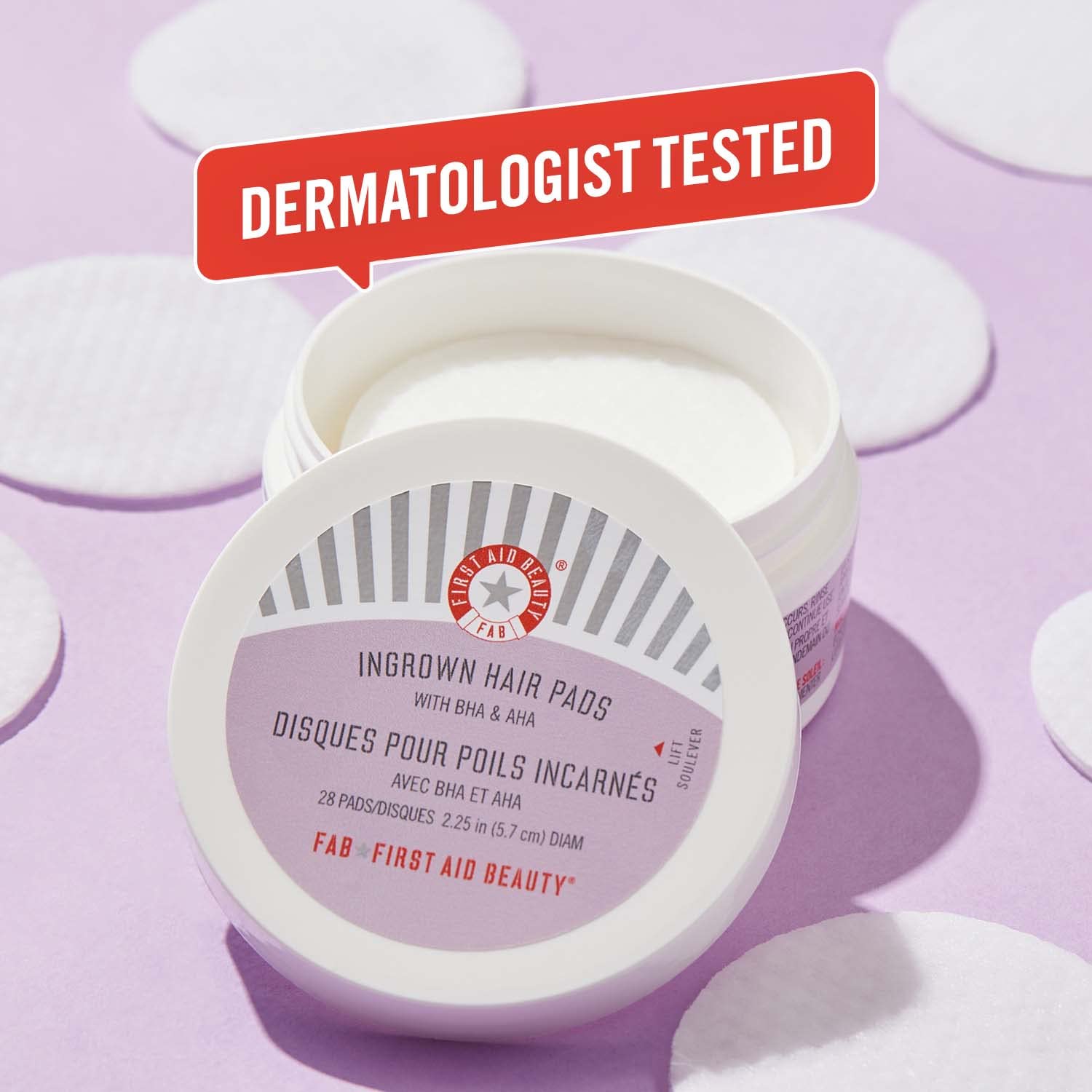 Buy First Aid Beauty Ingrown Hair Pads with BHA & AHA Daily Treatment