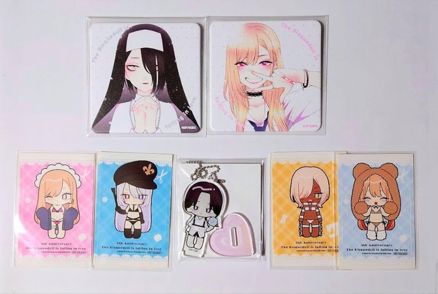 Amazon.co.jp: 着せ恋展 アクキーステッカー コースター セット