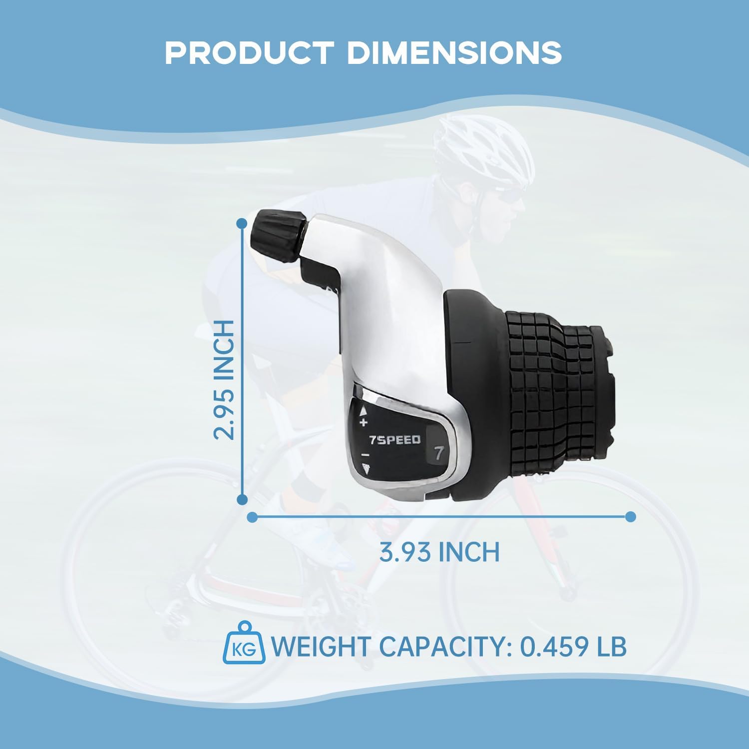 RS45-3x7 21 Speed Grip Shifter Set with Gear Indicator Bike Shifter | RS45-3x7 21 Speed Grip Shifter, Gear Indicator, Left 3 Right 7 Speed, MTB Bicycle Parts, 22.2mm Handlebar