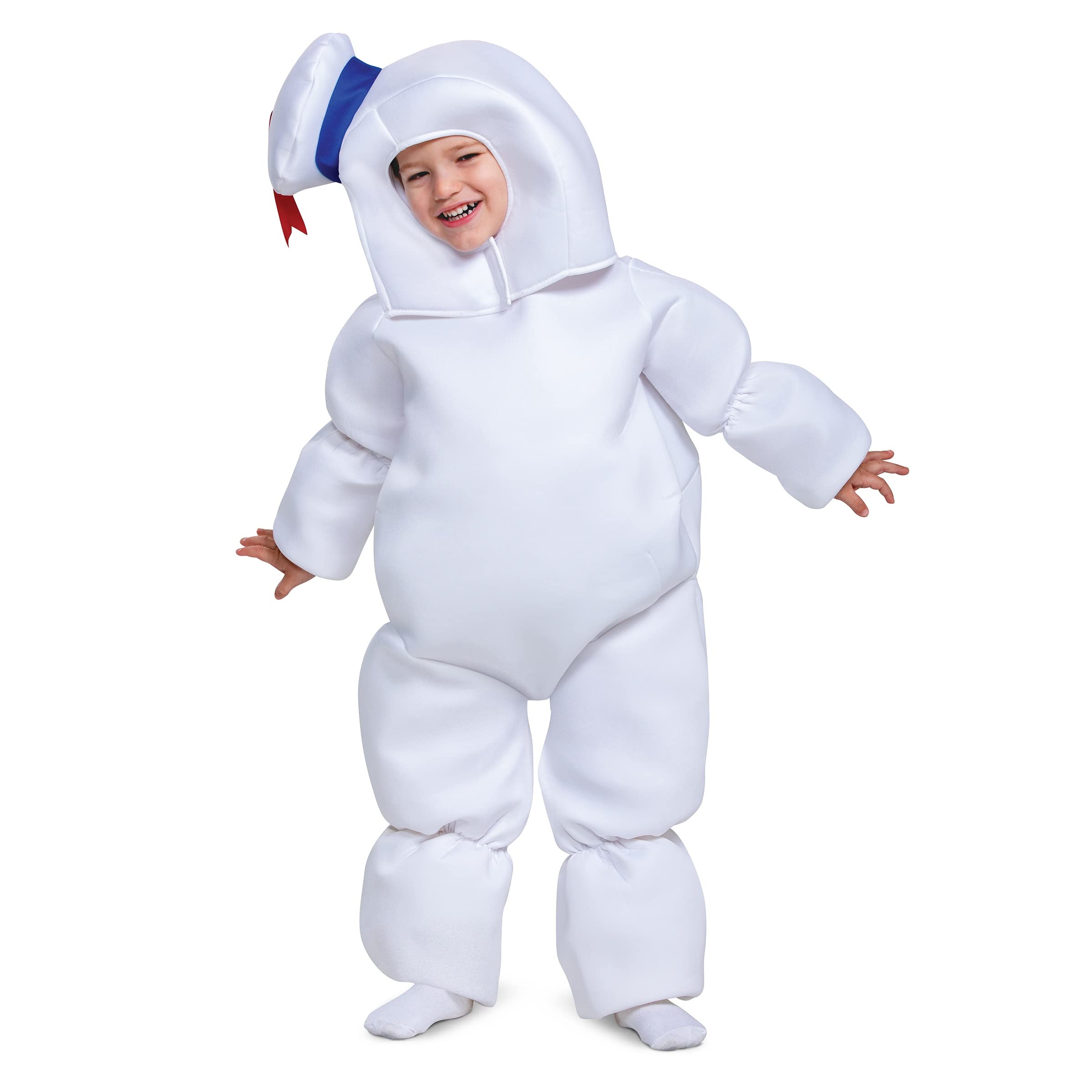 Disguise Mini Stay Puft Costume for Toddlers, Ghostbusters Afterlife Outfit, Size Medium (3T-4T)