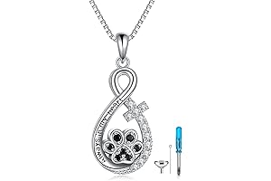 Memorial Necklace for Pets, Perfect for Dog Ashes