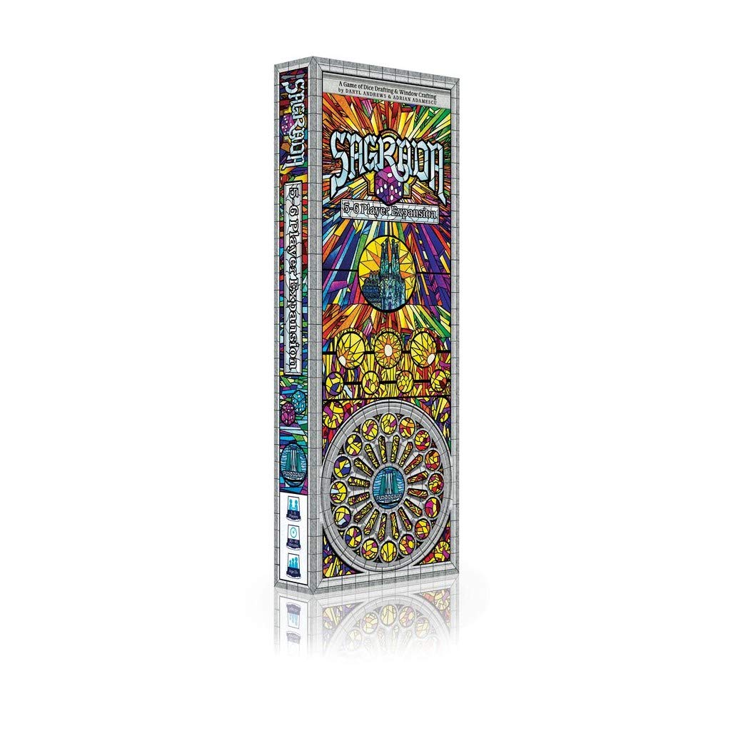 Flood Gate Games FGGSA02 Sagrada 5-6 Player Expansion, Mixed Colours