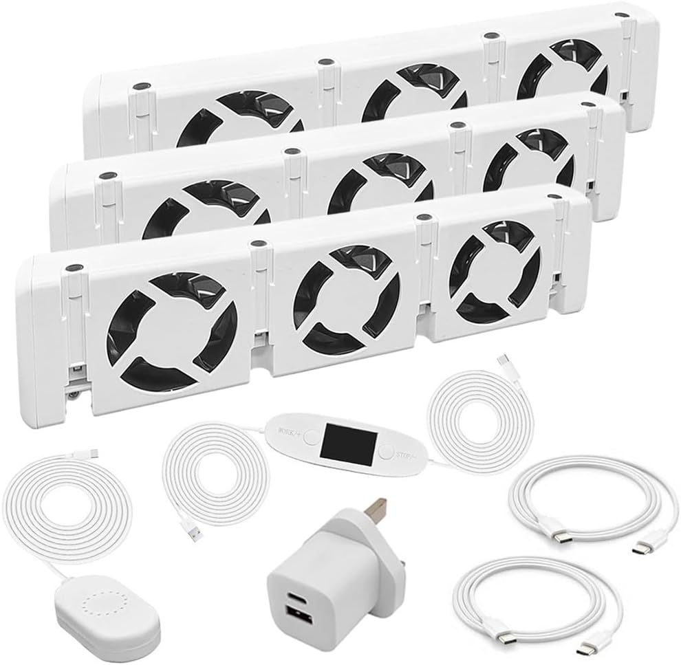 Radiator Ventilator, 1/2/3 Pcs 3.0 Radiator Fan for Smart Radiator ...