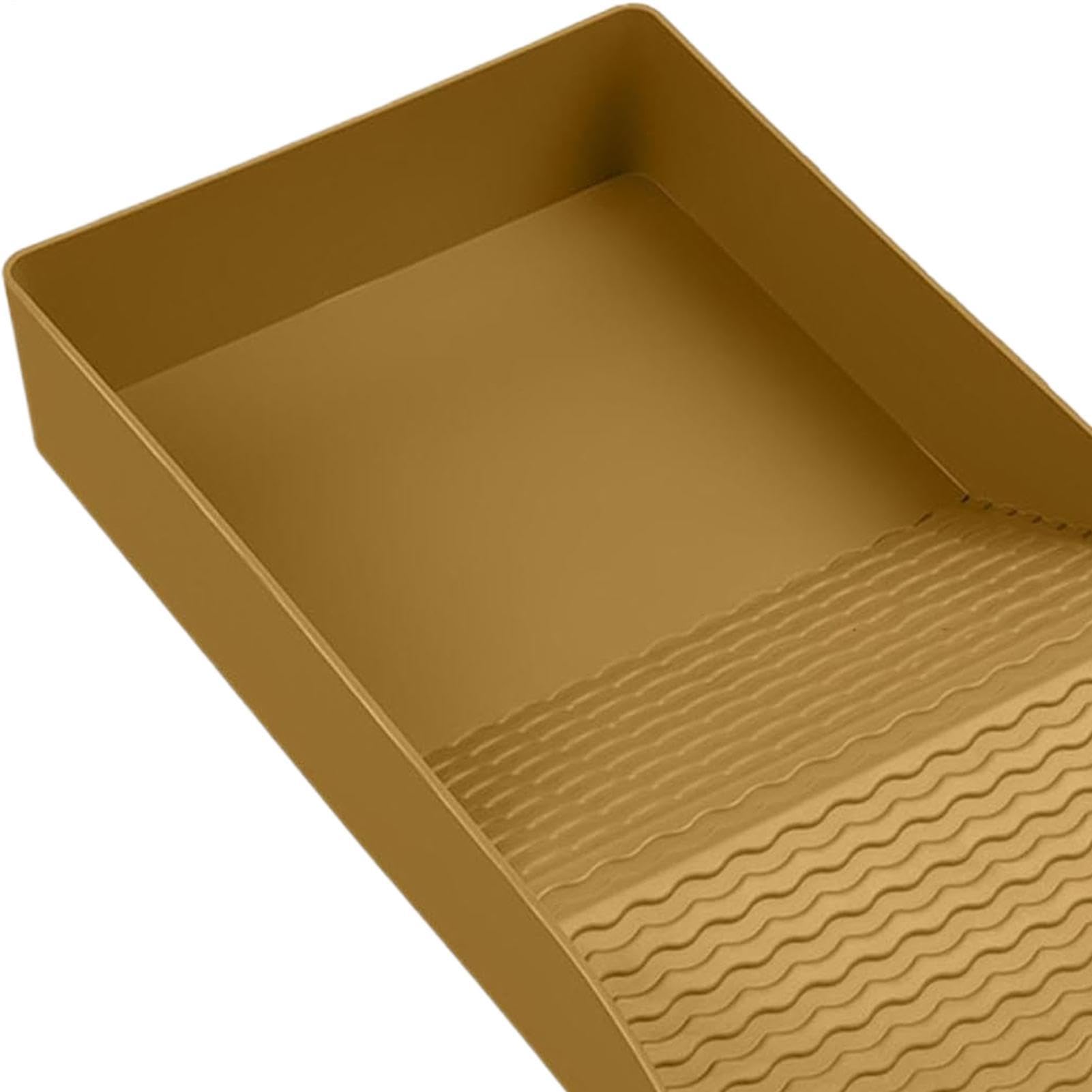 Plato de agua de tortuga, cuenco antideslizante para piscina de reptiles con rampa, accesorios reutilizables para el hábitat de tortugas, cuenco de alimentación para tomar el baño