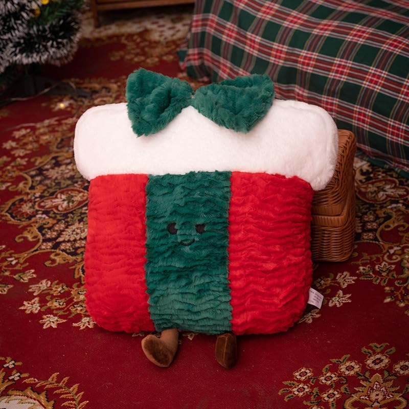 TICHA Christmas Plush Christmas Decorations Throw Pillow (16-18 Inch) - Super Soft Stuffed Animal Plush, Fluffy Holiday Decor, Couch Bed Pillow Gift...