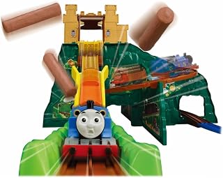 Takara Tomy (タカラトミー) "Plarail 托马斯 汽车托马斯 咔嚓! 嗖! 心跳山地DX" 火车 列车 玩具 3岁以上 玩具安全基准合格 ST Mark 认证 PLARAIL