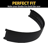 Vista 5 de Studio Pro - Kit de reparación de repuesto de diadema para auriculares inalámbricos Beats Studio Pro, materiales compuestos, duradero y resistente a
