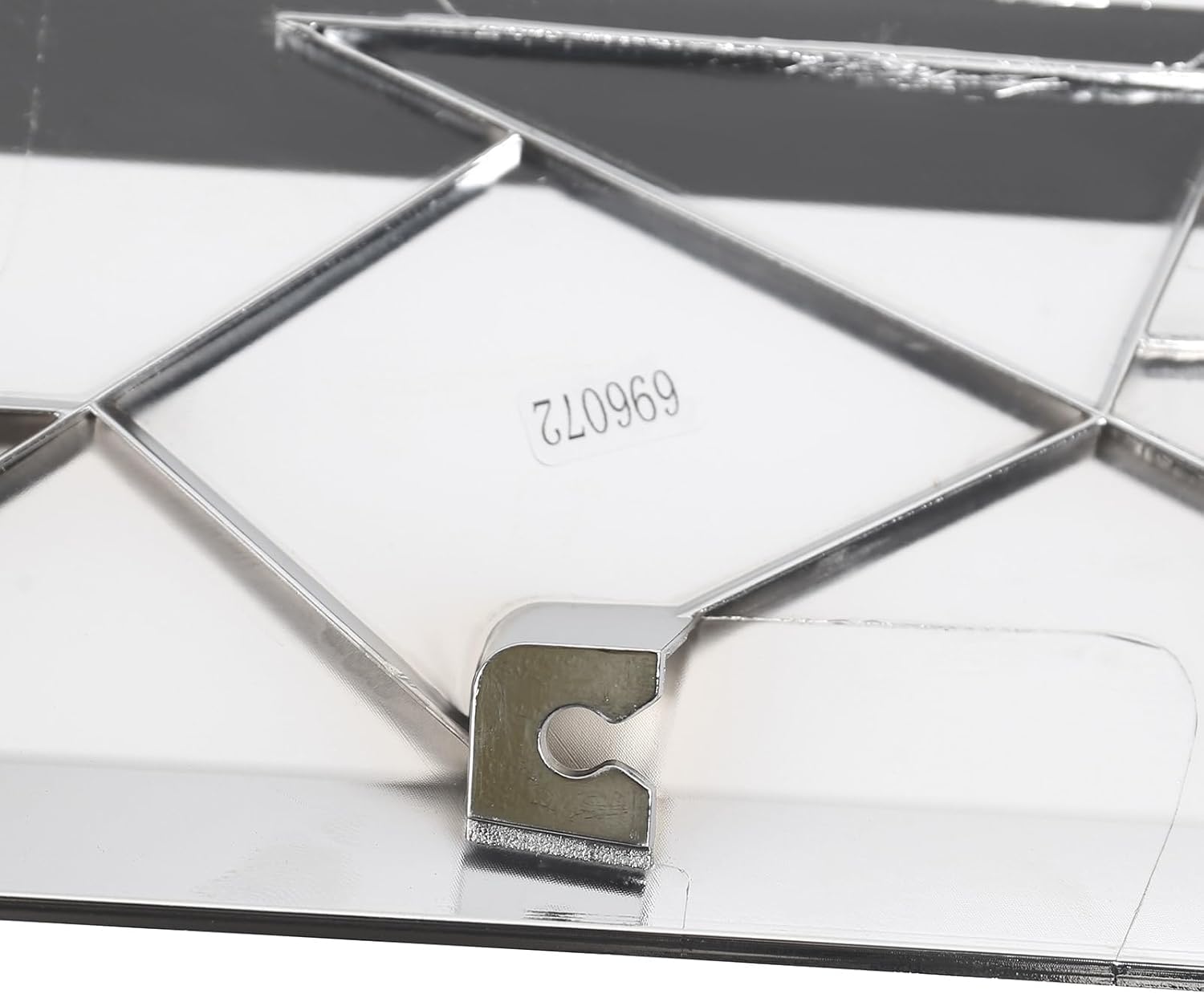 JOLONG Front Hood Molding Trim for Lincoln Navigator 2007-2014 Hood Bezel Molding Trim OE Style Replacement for 7L7Z16856AA 7L7Z-16856-AA (Chrome)