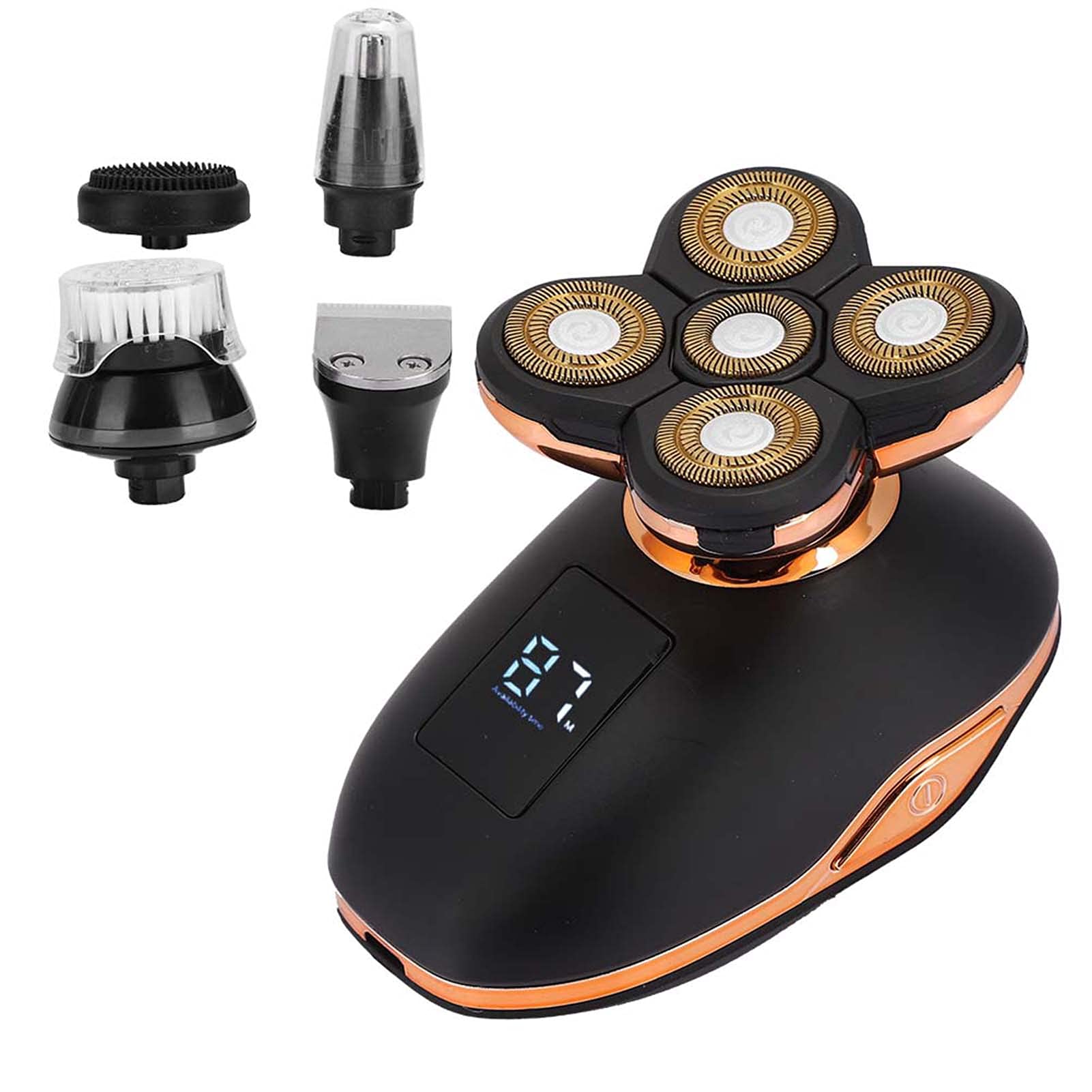 Topiky Kit Rasoio Elettrico 5 in 1 Impermeabile, Set Cura Uomo