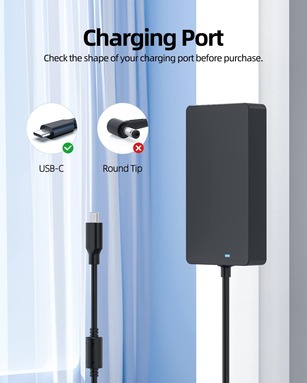 Superer 100W Type C Charger Fit for MSI Prestige 16Evo Laptop, Prestige 16Evo A13M-259US A13M-280US A13M-284US Power Supply Adapter Cord