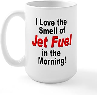CafePress Love The Smell Of Jet Fuel Large Mug 15 oz (444 ml) Ceramic Coffee Mug