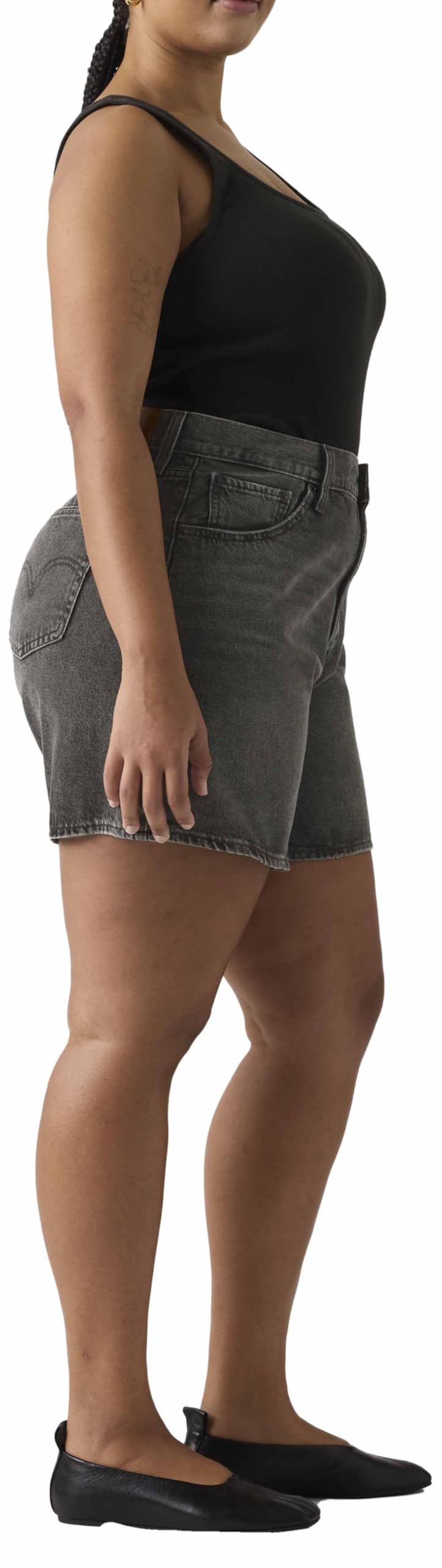 Levi's High Rise Baggy - Shorts - Mid Length Shorts - Femme