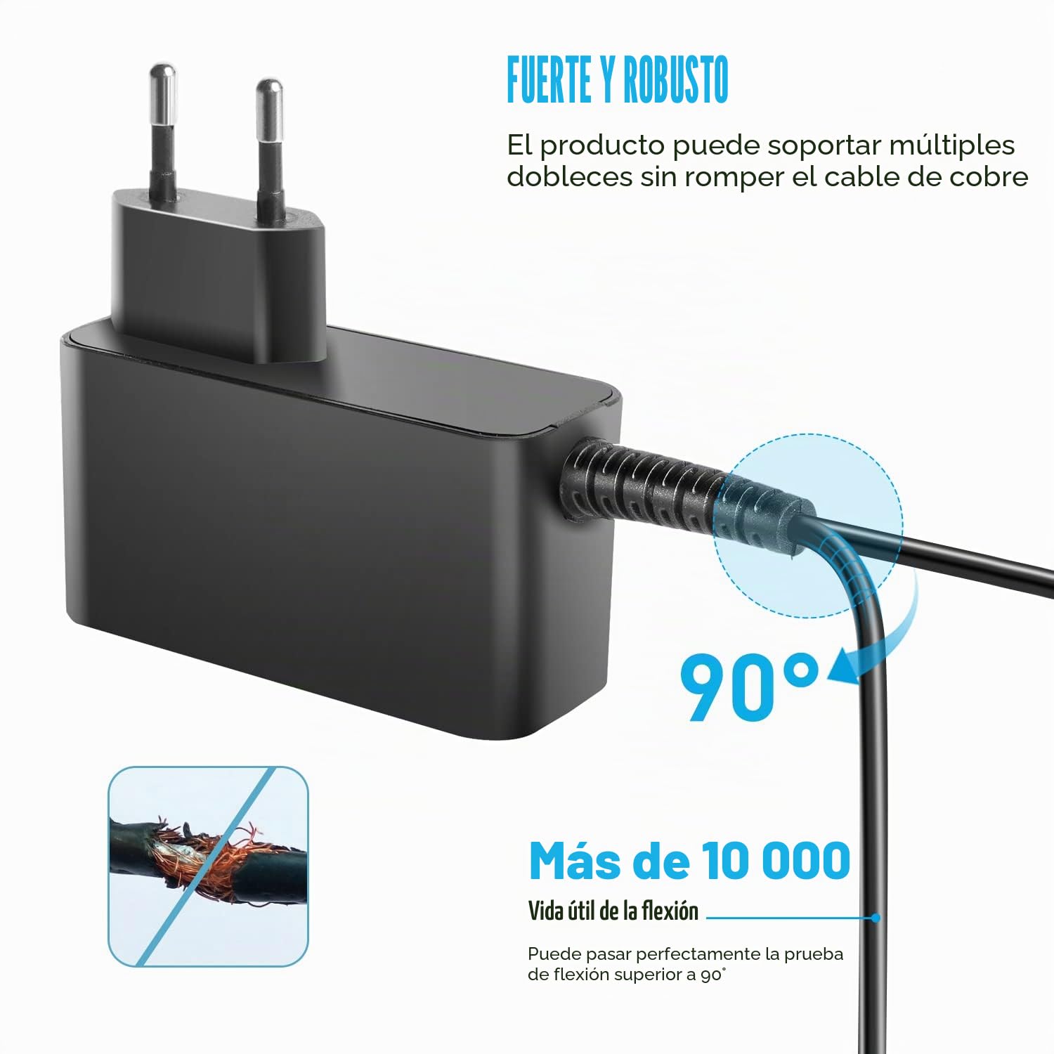 KFD Adaptador 36V 1A Cargador Fuente de alimentación para CND LED Lamp Dryer Lampara Uñas LED 9200 90200 09200 O9200 C09200 Cable Light UV Shellac YS35-3601000U KLC3600100 3C Technology Nail Dryer