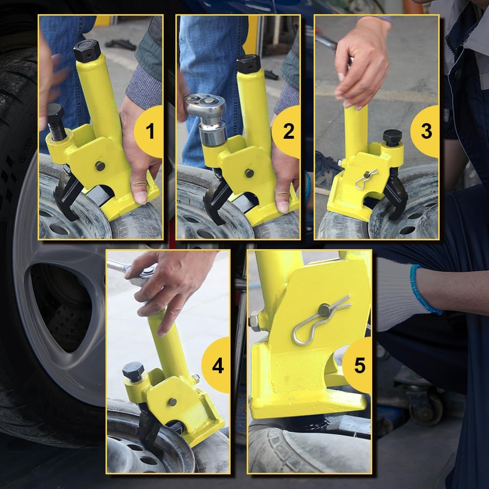 Manual Tire Bead Breaker/Tires Changer Tool for ATV Tire Operation Tractors, Trucks, Cars,Heavy Duty Tires Car Repair
