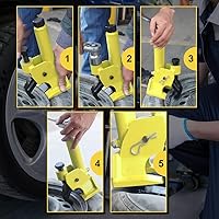 Vista 4 de Herramienta manual para romper cuentas de neumáticoscambiador de neumáticos para ATV operación de neumáticos tractores, camiones, automóviles