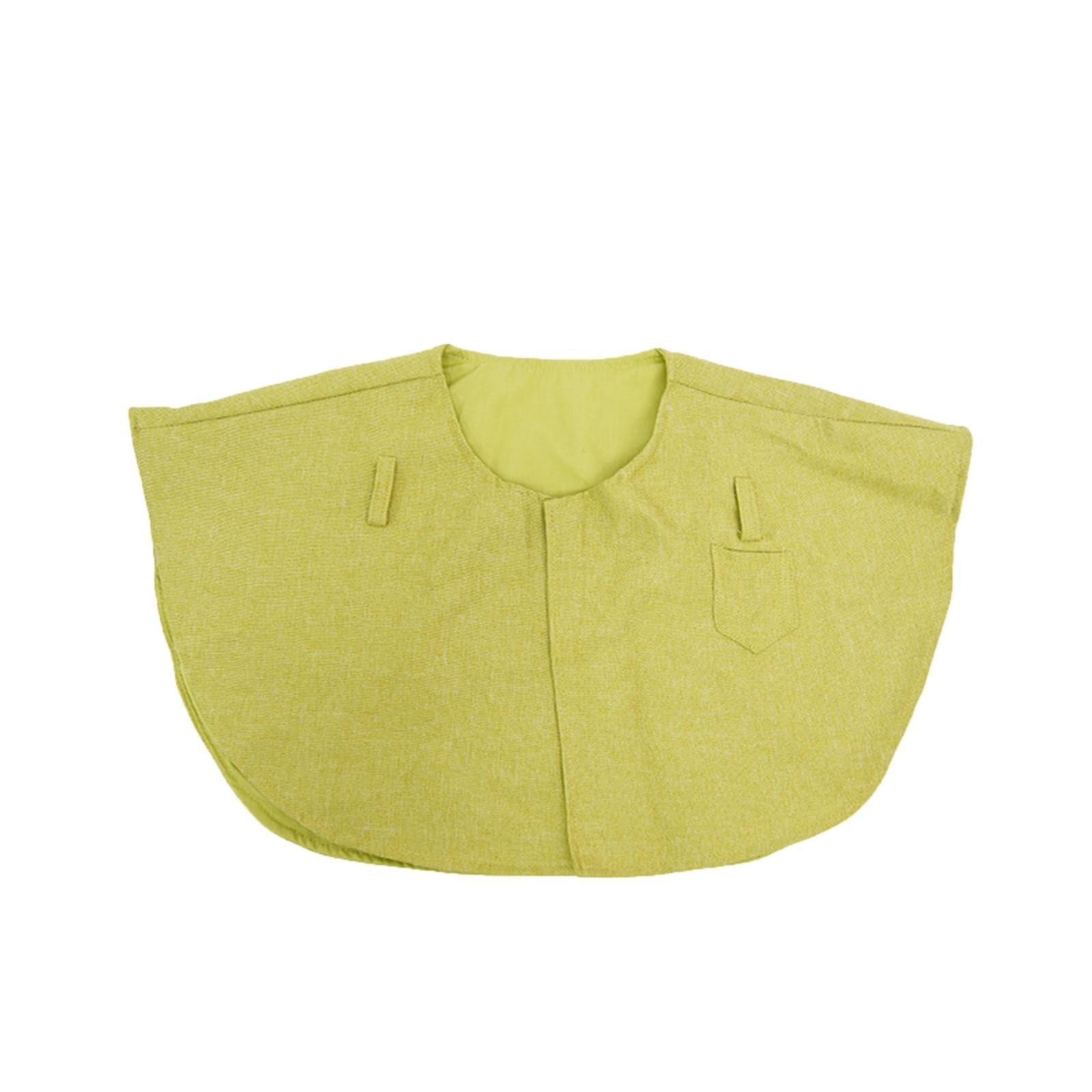 Cape anti-griffures pour perroquet pad protection épaule lin curcuma