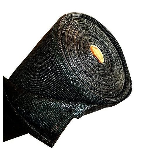 ALEKO PLK06150SBLK Fence Privacy Screen Outdoor Backyard Fencing Windscreen Shade Cover Mesh Fabric with Lock Holes 6 x 150 Feet Black