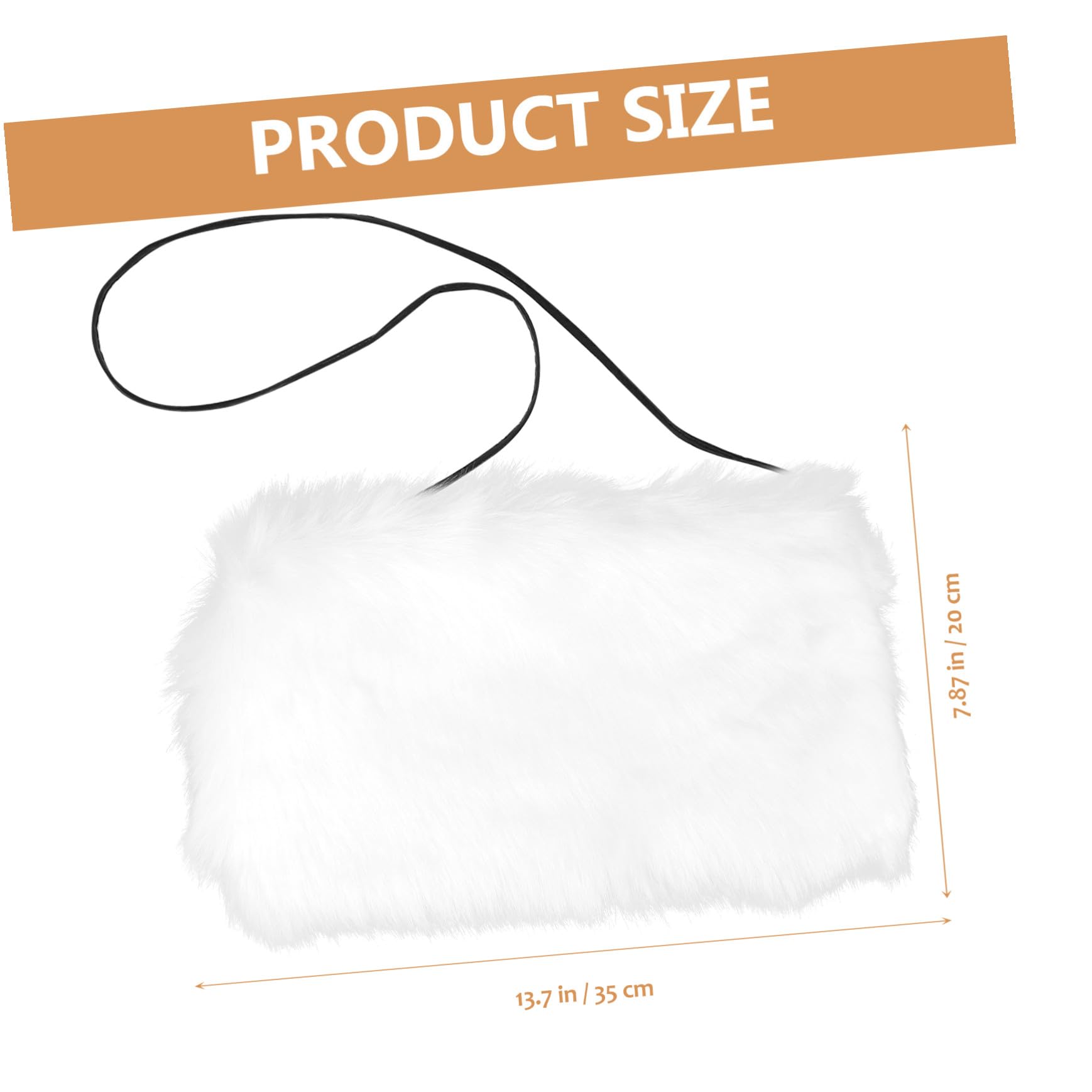 SUPVOX Manguitos Cálidos Agradable y Cómodo para Mujer de Pelo Sintético Calentador de Manos Resistente al Frío para Invierno y Uso Diario